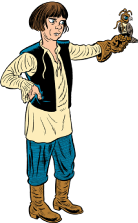 Jacobus with Falcon